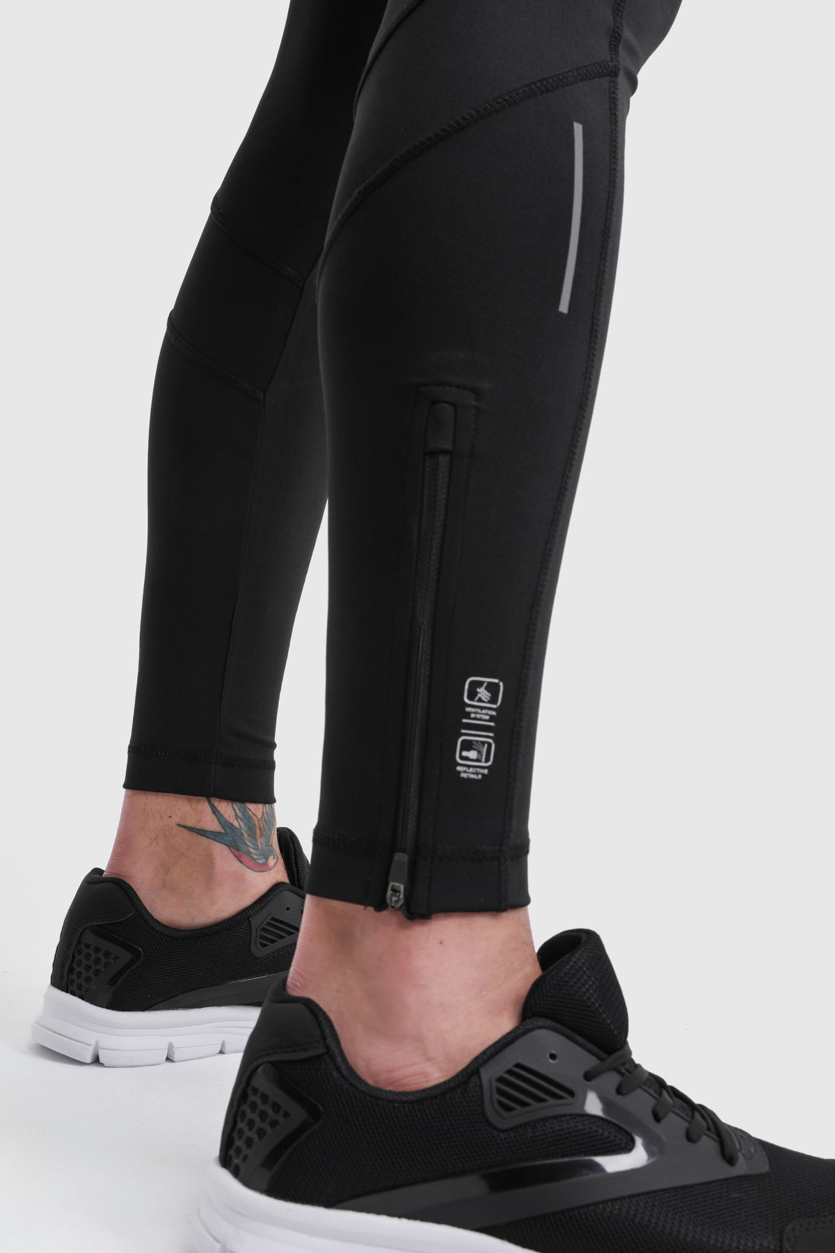 22012 - Black - Men's Sport Leggings